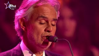 Andrea Bocelli  ‘Time To Say Goodbye’ LIVE  The Global Awards 2018  Classic FM [upl. by Ennayoj]