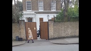 Paul McCartney comes out of his house in London [upl. by Odraboel769]