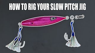 How to Rig a SLOW PITCH JIG the Right Way [upl. by Zabrine]