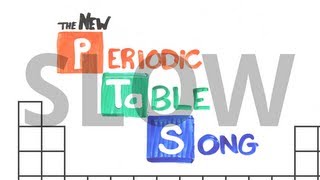 SLOW quotThe NEW Periodic Table Song In Orderquot AsapSCIENCE 2013 [upl. by Sivam]