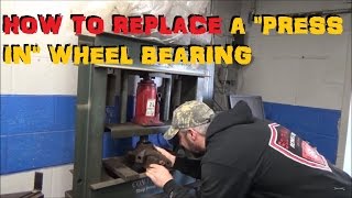 How To quotPressquot A quotPress Inquot Style Wheel Bearing [upl. by Ardnaet]