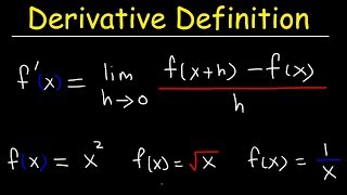 Definition of the Derivative [upl. by Ymassej]