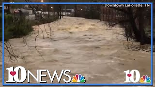 Flash flooding strikes East Tennessee [upl. by Babs]