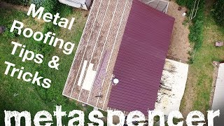 Metal Roofing Installation Tips amp Tricks [upl. by Hanway]