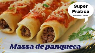 Panqueca simples de liquidificador [upl. by Drais670]