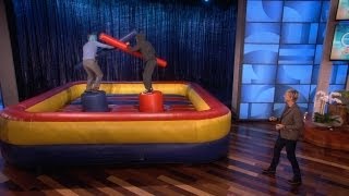 Owen Wilson and Woody Harrelson Joust [upl. by Towney]