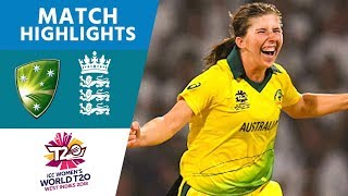 THE FINAL  Australia v England  Womens WT20 2018  Highlights [upl. by Atiral]