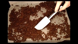 HOW TO MAKE CRUMBLE WITH COCOA  Yummy Recipe to Dessert  Baking With Dora [upl. by Aliekahs]