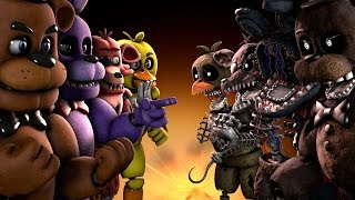 FNaF Ignited vs Five Nights at Freddys Animatronics [upl. by Palla]