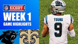 Panthers vs Saints Week 1  Madden 25 Simulation Highlights [upl. by Hooker742]