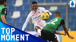 Rafael Leão with the Fastest Serie A TIM Goal Ever  Sassuolo 12 Milan  Top Moment  Serie A TIM [upl. by Sabas]