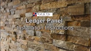 Wallandtile Ledger Panel Installation [upl. by Nivaj367]