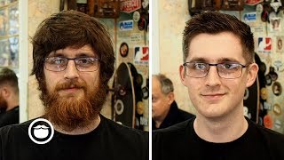 Epic Haircut and Beard Transformation [upl. by Neelrahc692]