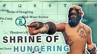 How to do SHRINE of Hungering  All Journal Locations ► Sea of Thieves [upl. by Nanis]