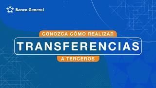 ¿Cómo realizar transferencias a terceros [upl. by Madden]