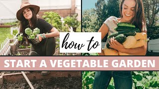 How To Start A Vegetable Garden  Gardening Tips [upl. by Artenra]