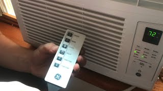 REVIEW GE 6000 btu electronic window air conditioner [upl. by Mooney]