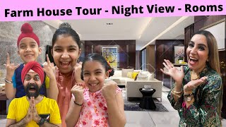 Farm House Tour  Night View  Rooms  Final Part  Ramneek Singh 1313  RS 1313 VLOGS [upl. by Ilarin]