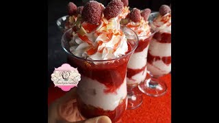 HIMBEERTRAUM DESSERT😍Leckerer Nachtisch👉 PampS Backparadies [upl. by Ise]