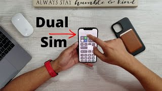 iPhone 12 Pro Max Dual Sim  eSim Setup [upl. by Adnauqal]