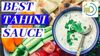 BEST Authentic Tahini Sauce Recipe [upl. by Annaeel889]