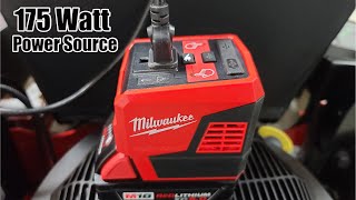 Milwaukee 284620 M18 TopOff 175W Power Supply Review  The Best Small Inverter To Date [upl. by Onia975]