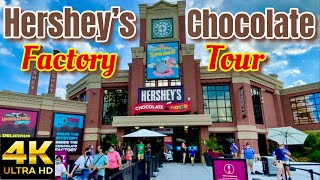 Hershey’s Chocolate World Hershey’s Chocolate Factory Tour 2021 Hershey PA [upl. by Eissirc]