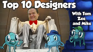 Top 10 Board Game Designers [upl. by Ashwell]