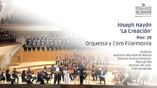 J Haydn – “La Creación” Mov 38  Orquesta y Coro Filarmonía [upl. by Sicard]