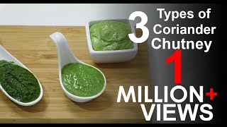 3 Ways to Make Green Chutney  Restaurant Style Coriander Chutney  CHEF HARPAL SINGH SOKHI [upl. by Adnowat]