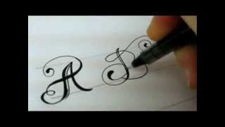 Fancy Letters  How To Design Your Own Swirled Letters [upl. by Seve]