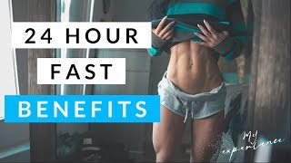 MY 24 HOUR FAST EXPERIENCE  What Are The Benefits [upl. by Yekim744]