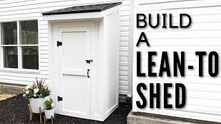 How to Build a Lean To Shed [upl. by Harmonia]