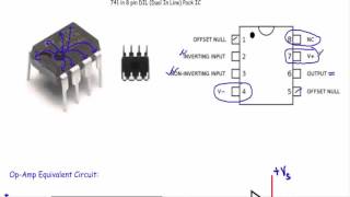 Introduction to LM741 IC and OpAmp equivalent Circuit [upl. by Aissela]