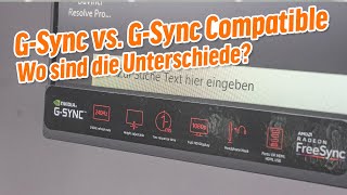 Adaptive Synchronisation GSync Compatible vs GSync [upl. by Euqinobe]