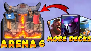 Best Arena 6 Decks Pekkas Playhouse  Best Clash Royale PEKKA HOG MORTAR Decks Arena 6 Decks 2023 [upl. by Olathe]