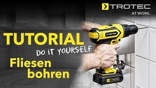 Trotec Tutorial  Fliesen bohren DIY [upl. by Corson500]