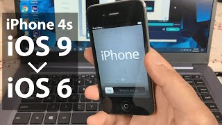 Downgrade iPhone 4s from iOS 936 to iOS 613 2021 [upl. by Abihsot]