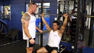 Smith Machine Shoulder Press [upl. by Anirtak]