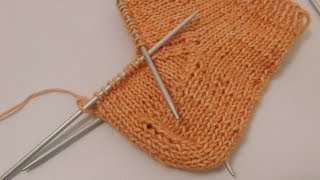 Die klassische Ferse  Socken stricken  Käppchenferse [upl. by Vida]