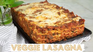 How to Make Vegetarian LASAGNA Italian Style [upl. by Ayak]