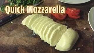 Making Quick Mozzarella at home [upl. by Billye]