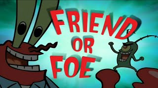 SpongeBob titles  Friend Or Foe REMAKE 169 HD [upl. by Anyotal208]