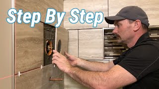 How To Tile A Wall Shower [upl. by Charla]