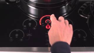 GE Profile Electric Cooktops  Glide Touch Controls [upl. by Lehcem46]