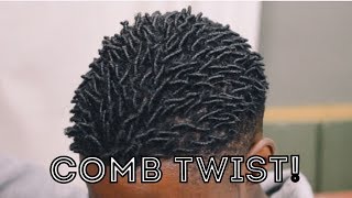 How To Get Twist With Natural Hair [upl. by Nnaeirrac]