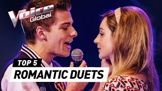 VALENTINES DAY special ROMANTIC DUETS in The Voice [upl. by Tselec]