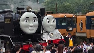 大井川鐵道きかんしゃトーマス号デビューお披露目運転【Debut Thomas the Tank Engine Train dari Oigawa Railway】 [upl. by Asilef361]