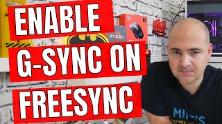 Enable GSYNC On A Freesync Monitor Or Display [upl. by Conte681]