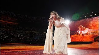 Taylor Swift  augustillicit affairs The Eras Tour Español  Lyrics [upl. by Ellerehc]